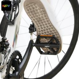 Npynew pedais de bicicleta com rolamento duplo du, com refletor para ciclismo de estrada de montanha, pedais planos de plataforma, acessórios de ciclismo - Image 5