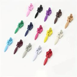 Cores sortidas Nylon Zipper Puxa, Slider invisível, Acessórios de vestido, Reparação de roupas DIY, Entrega aleatória, 3 #, 20pcs - Image 1