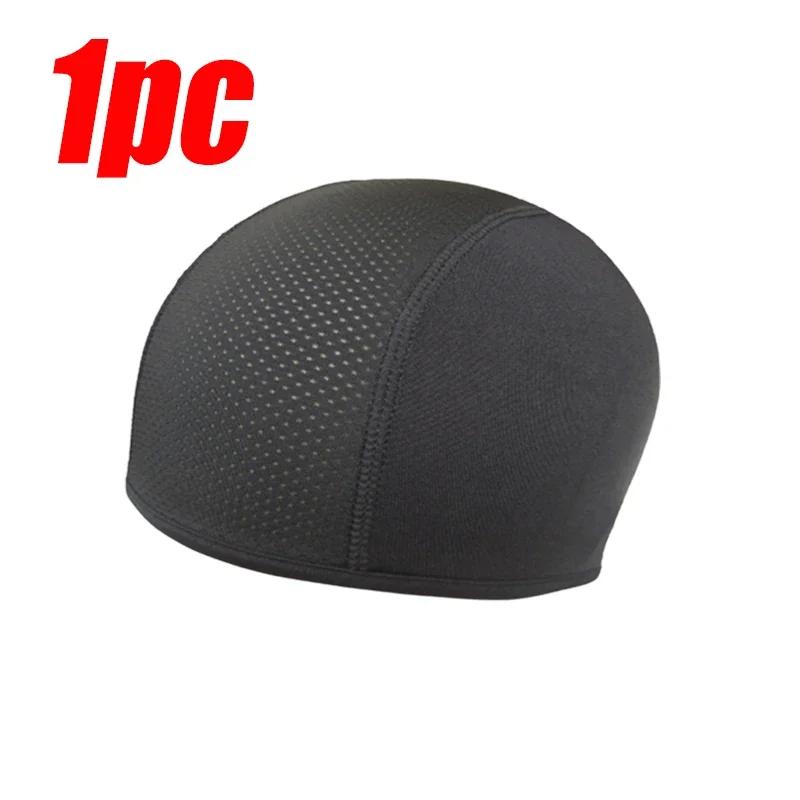 Chapéu de capacete de ciclismo de secagem rápida boné interno motocicleta balaclavas capacete interno suor wicking chapéu para homens mulheres esportes chapéu bonés - Image 1