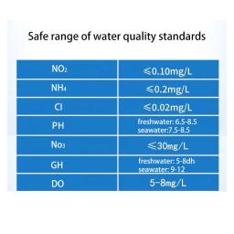 Tanque De Peixes Solução De Teste De Qualidade De água, agente De Teste De Qualidade De água De Aquicultura, pH NH4 NO2 No3 GH CI H2S - Image 3