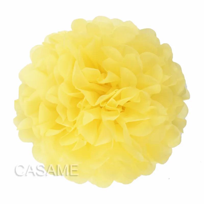 Tissue Paper Pompons Flower Guirlanda, Decoração do casamento, DIY Paper Flowers Ball, Baby Shower, Birthday Party, 5 Pcs - Image 1