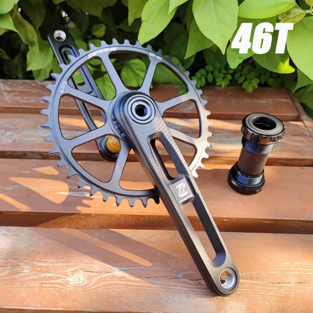 Pedaleira Zeroing EVOSID Liga Alumínio 7075 165/170/175mm 7s-12s