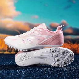 Sapatos profissionais de picos de atletismo para homens, competição de treinamento, corrida leve, antiderrapante, impermeável, por atacado - Image 5