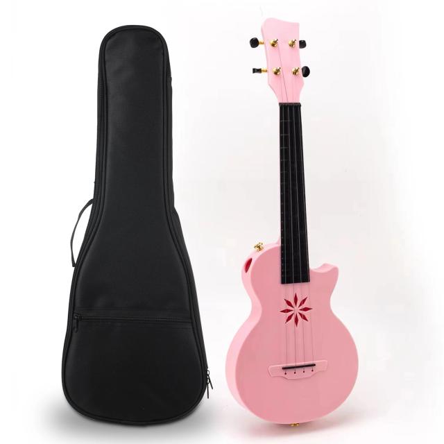 Ukulele de Fibra de Carbono 25" com Bolsa - Ideal para Iniciantes, Adultos e Adolescentes