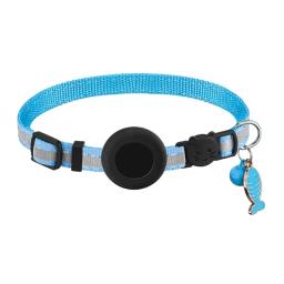 Colar reflexivo do animal de estimação gps-rastreador colar com rastreador-suporte & bell breakaway pet collar segurança e colar ajustável - Image 4