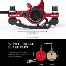 TANKE MTB Conjunto De Freio A Disco Elétrico Hidráulico E Scooter Power Control Shifter 160mm rotores Freios Da Bicicleta Ciclismo Acessório - Image 3