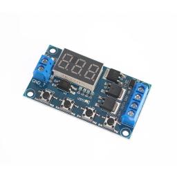 Ciclo Temporizador Delay Relé Módulo de Controle, LED Digital Time Delay Switch, Dual MOS, DC 5V-36V, 12 V, 24V - Image 2