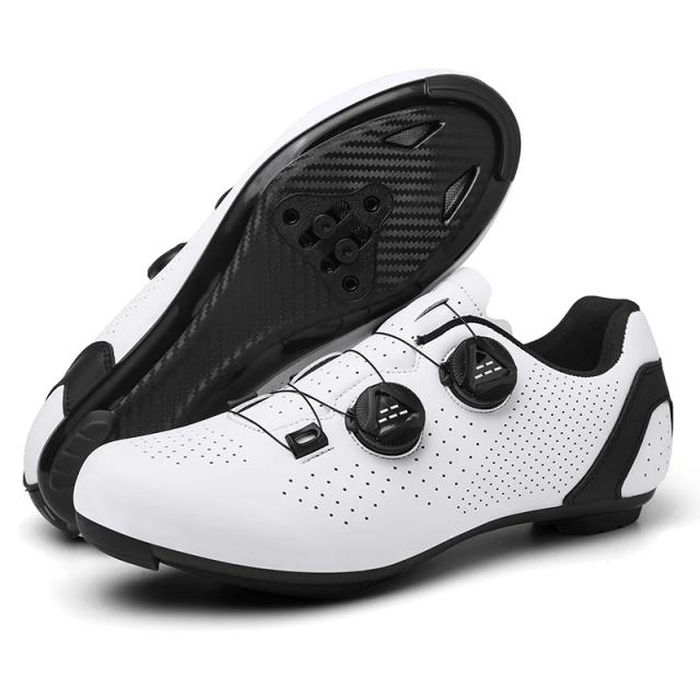 Tênis de Ciclismo Road com Desgaste Resistente e Solado Antiderrapante para Esportes de Velocidade e Equitação ao Ar Livre