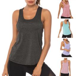 Camiseta esportiva de manga curta para mulheres, secagem rápida, respirável, academia, ioga, fitness, corrida, treino, treinamento - Image 3