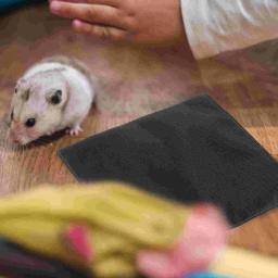 Almofada de aquecimento para pequenos animais de estimação Almofada para hamster Esteira aquecida para animais Almofada para gaiola de lagarto Almofada de fibra de carbono - Image 1