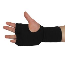 Kyokushin luvas de karatê de malha luvas de proteção das mãos meio dedo crianças adulto respirável taekwondo pulso luta luvas de boxe - Image 5
