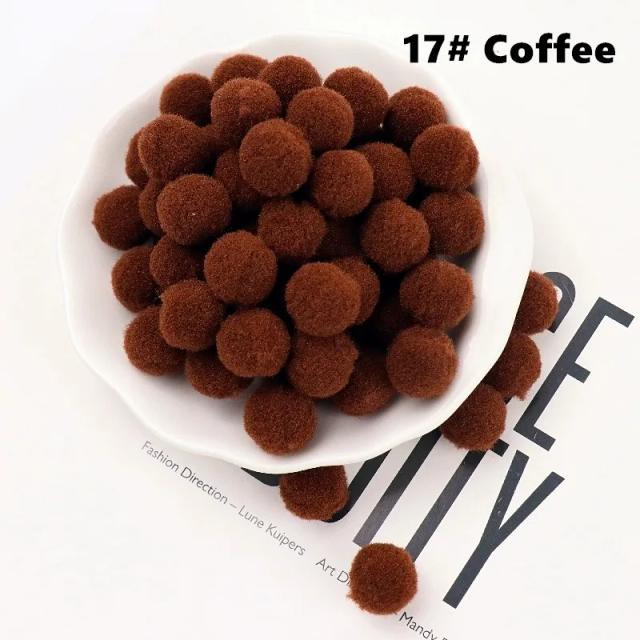 Pom Pom Bolas de Pele 8-30mm DIY Artesanato e Decoração de Casamento