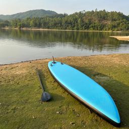 Stand Up Paddle Board, SUP Paddleboard, prancha inflável, surf dupla camada, caiaque, barco de pesca, bomba de acessórios, mochila Fin - Image 2
