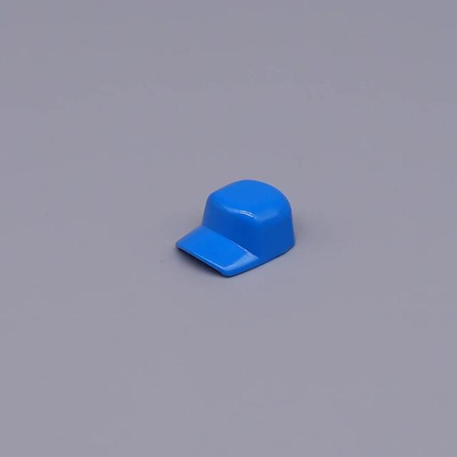 MOC-Peaked Cap Building Blocks Kit para crianças, Bricks Particle Toys, Peaked Chapelaria, Curto Curvo Bill Part, Presentes de aniversário para crianças, 10PCs, 11303