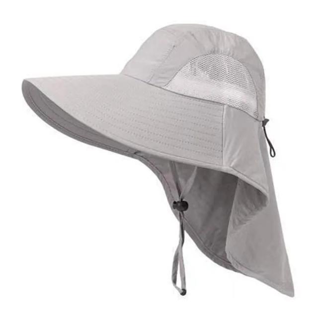 Chapéu Protetor Solar UV com Aba Grande para Homens e Mulheres - Ideal para Atividades ao Ar Livre e Proteção Completa do Rosto e Pescoço no Verão