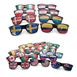 Mini bandeira da Itália para o futebol europeu, adereços para eventos esportivos, acessórios para fãs, óculos de sol com banner italiano - Image 5