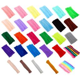 Colorido Chenille Pipe Cleaners Craft para crianças, hastes artesanais, furar limpadores, DIY Artes Suprimentos, brinquedos educativos para crianças, 40 pcs, 100pcs - Image 2