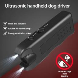 Ultrasonic Dog Repeller, Pet Training Device, Outdoor dissuasor Chaser, Handheld Anti-Latido dispositivo com LED para repelir cães e gatos - Image 1