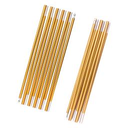 2 pçs postes de tenda lona liga alumínio haste dossel ferramenta suporte telescópica fornecimento portátil vara flexível para dobrável telescópica - Image 1
