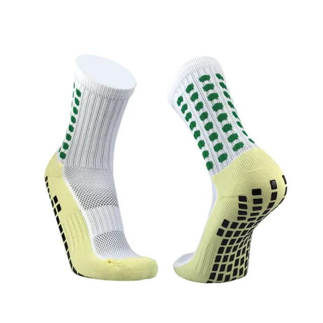 Meias de Futebol Clássicas Unissex com Ventosas Antiderrapantes em Silicone para Esportes como Futebol, Beisebol e Rugby