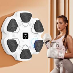 LED iluminado Smart Boxing Machine para crianças e adultos, música Punching Equipment, Boxing Training, Home Gym Exercício - Image 1