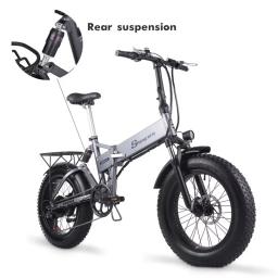 Bicicleta dobrável elétrica para adultos, assistência de alta potência, estrutura de liga de alumínio, freio a disco, e-bike - Image 6