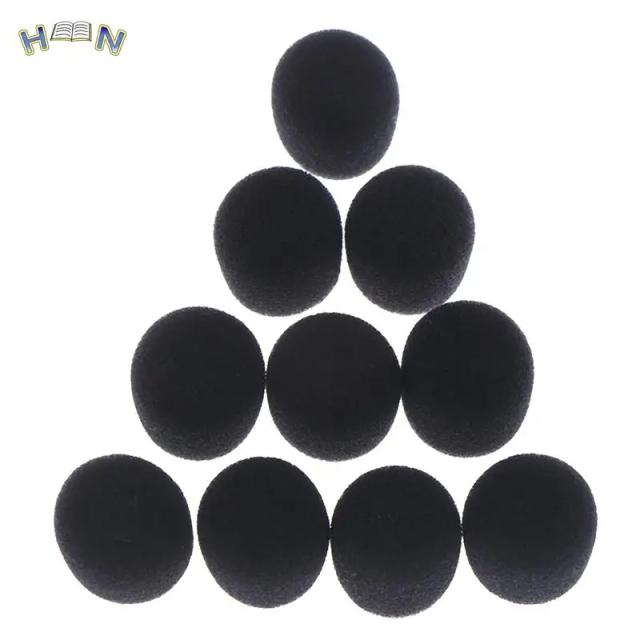 Kit com 10 Espumas para Substituição de Tampa de Microfone 25x8mm