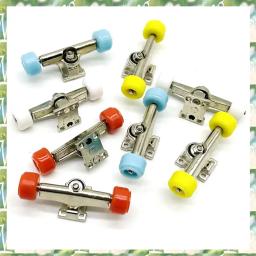 Esportes 2 peças dedo skate deck suporte peças de liga para mini dedo placa rolo skate scooter modelo, 2 peças dedo skateb - Image 2