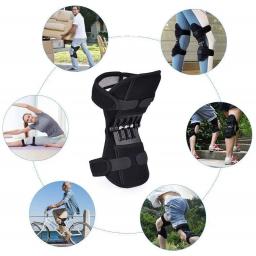 Confortável Material Respirável Primavera Knee Booster, Power Knee Support - Image 5