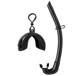 Snorkel macio dobrável do mergulho do silicone com caixa do armazenamento, respiração fácil, Portable, molhado, mergulhador, Freediving, Spearfishing, natação - Image 1