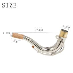 Saxofone Tenor Bent Neck Nozzle, Latão Material, Acessórios De Substituição, Instrumento De Sopros, 27,5mm - Image 6
