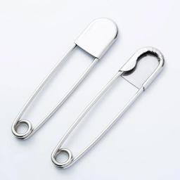 Alfinetes de segurança em aço inoxidável para fazer joias, alta qualidade, costura DIY, artesanato, lenço broche, novo, 12.8cm, 1pc - Image 5