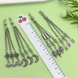 Alloy Metal Tassel Projeto Encantos, Contas Pingentes para DIY, Oração Beads, Pulseira e colar, Jóias Fazendo Acessórios, 5PCs - Image 5
