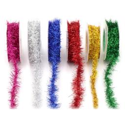 Tinsel guirlanda 4,92 pés glitter enfeite metálico guirlanda decoração dropship - Image 1