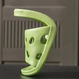 Chinelos de queijo antiderrapante para banheiro, Praia com vazamento de água Flip Flop, Sapatos aquáticos de piscina, Casa, Queijo, Peso leve - Image 5