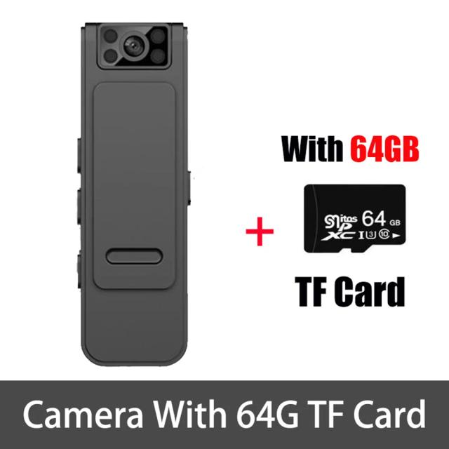 Mini câmera portátil HD 1080p com gravação de voz e vídeo, ideal para esportes ao ar livre e micro filmagens