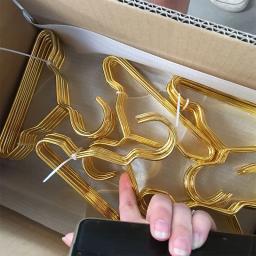10 pçs/set cabide de metal s/l roupas para animais estimação armazenamento roupas do gato do cão rack cães cabide cabide portátil filhote cachorro grande cabide para animais estimação suprimentos - Image 1