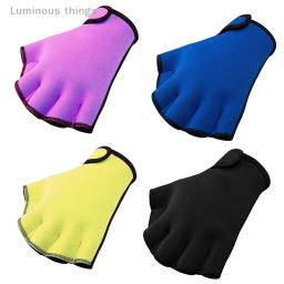 Luvas De Treinamento De Resistência À Água Para Natação E Mergulho, Luvas De Neoprene Webbed Para Natação Aquática, Fitness, Treinamento De Natação - Image 4
