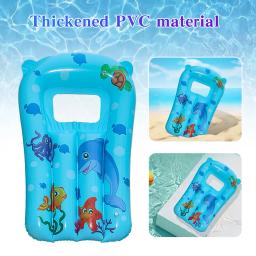 Prancha flutuante inflável infantil, colchão de natação em PVC, espessamento Blow Up Lounge Chair, à prova de vazamento para crianças - Image 3