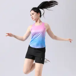 Camisola de Alças de Atletismo Feminino, Colete Running, Speed Sports, Camisas Fitness, Rapazes Atleta, Atletismo, Maratona, Roupa Sem Mangas - Image 4