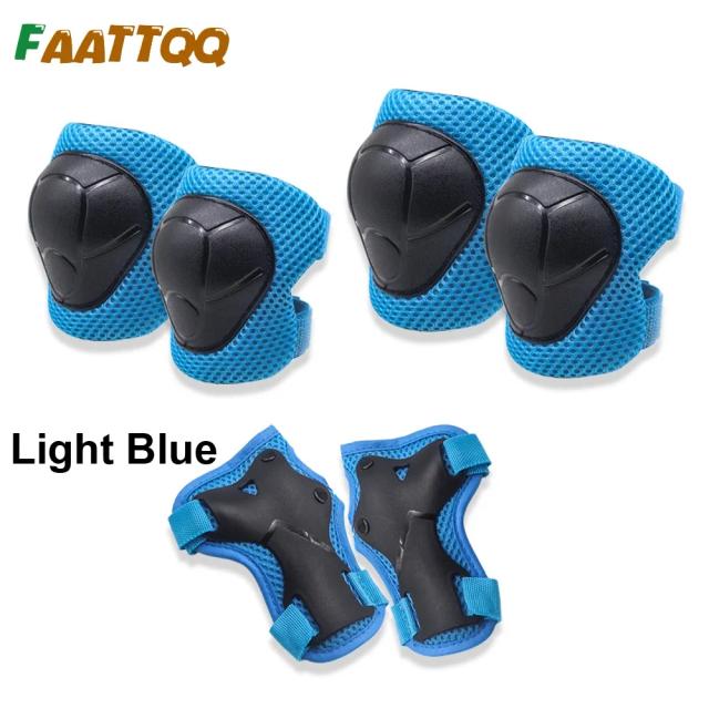 Proteção Completa para Crianças: Conjunto de Engrenagens para Joelhos e Cotovelos em Esportes como Patins, Ciclismo, BMX e Scooter