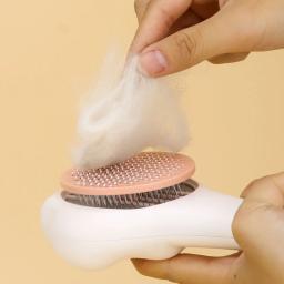 Pente Depilante para Animais de Estimação, Escova de Higiene para Cães e Gatos, Removedor de Cabelo, Cachorro e Gatinho - Image 4