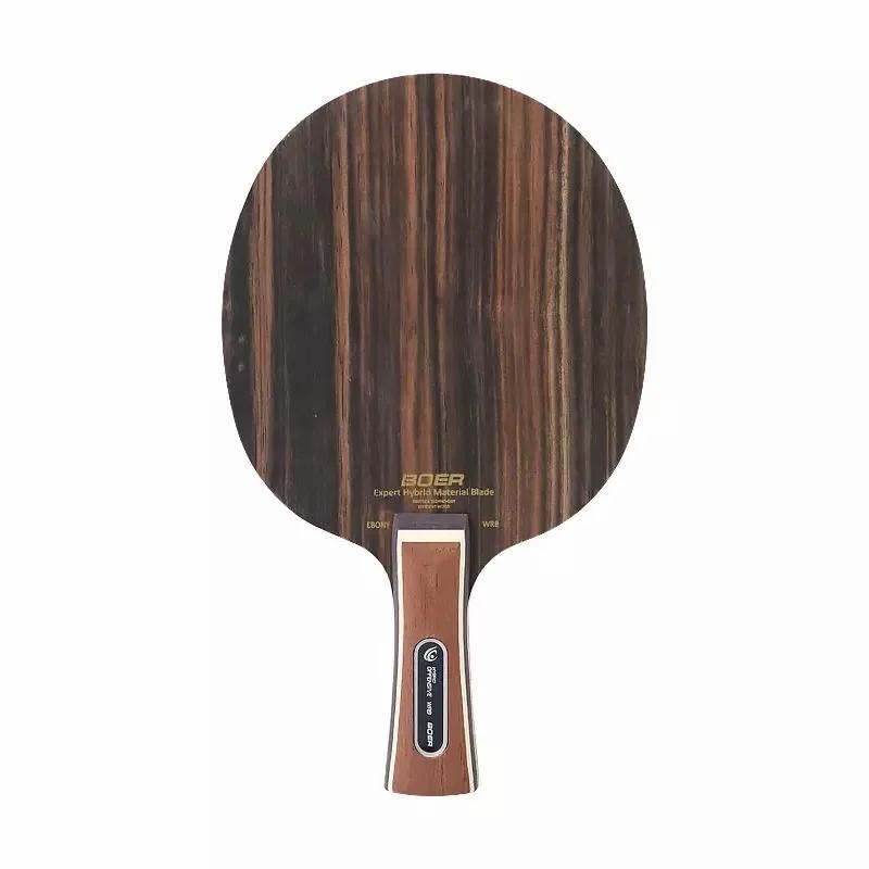 Boer lâmina de tênis de mesa defensiva lâmina longo shakehand fl curto penhold cs ping pong bat raquete ataque rápido ofensiva - Image 1