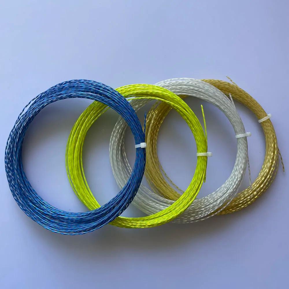 (4 tamanhos) corda de tênis de nylon macio sintético giratório 12m 1.30mm corda de raquete de tênis - Image 1