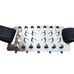 Spikes de escalada antiderrapante, Garra de gelo de 26 dentes, Sapato de caminhada, Boot Grips, Grampos ao ar livre, Inverno - Image 3