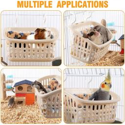 Cama Pendurada na Gaiola para Hamster, Rede, Acessórios para Animais, Papagaio, Rato, Voando, Rato, Pássaro, Cobaia - Image 3