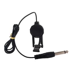 Jack clip-on captador microfone piezo violino guitarra acústica captador para guitarra acústica violino ukulele (preto) - Image 5