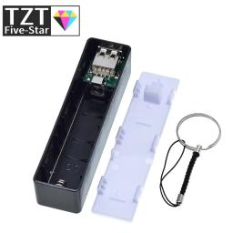 TZT-USB Power Bank Case Kit, 18650 Carregador De Bateria, Caixa DIY, Shell Kit para Arduino, Preto - Image 4
