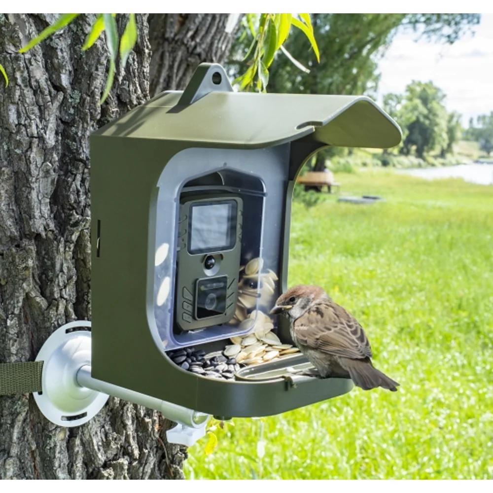 Câmera de observação de pássaros BC-303 câmera de vigilância para animais pequenos com sensor de movimento alimentador de pássaros ao ar livre câmera de pássaros - Image 1