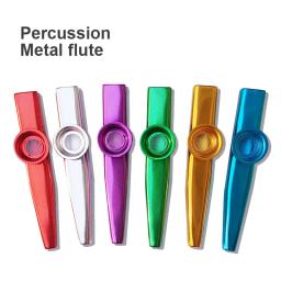 Leve metal Kazoo flauta para iniciantes, instrumento musical portátil, amantes, instrumento de sopro, bom companheiro para guitarra, novo - Image 6